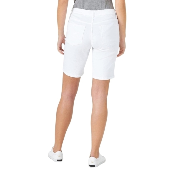 Lee Relaxed Fit White Bermuda Shorts Size 10 - Picture 2 of 9